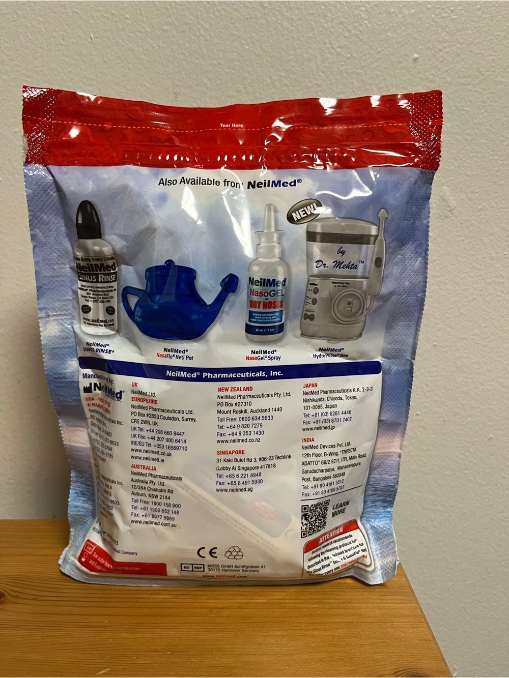 Sinus Rinse Premixed Packets - Red & White Packaging, 50 Count - Picture 2 of 2